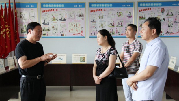 湘潭市地震局領導來集團考察學習地震安全示范企業(yè)創(chuàng)建工作